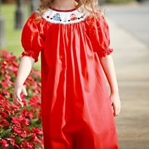 Raggedy Ann & Andy smocked dress